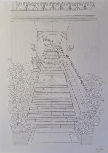 Staircase at Hotel Nova Sintra